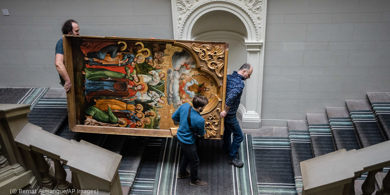 Ucrania intenta proteger al máximo su patrimonio cultural