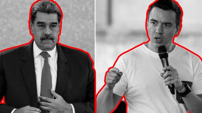 Tensión entre Ecuador y Venezuela: el gobierno de Maduro acusó de narco el presidente Noboa