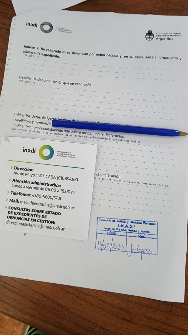 Denuncia ante el INADI a Santiago Cafiero y otros funcionarios de cancillería