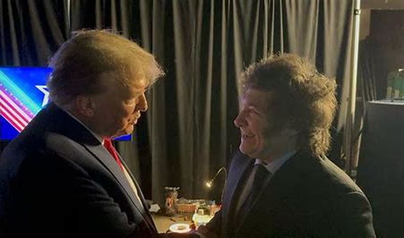Javier Milei y su estrecho vínculo con Trump