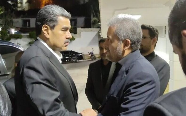 Hasan Izadi junto a Nicolas Maduro
