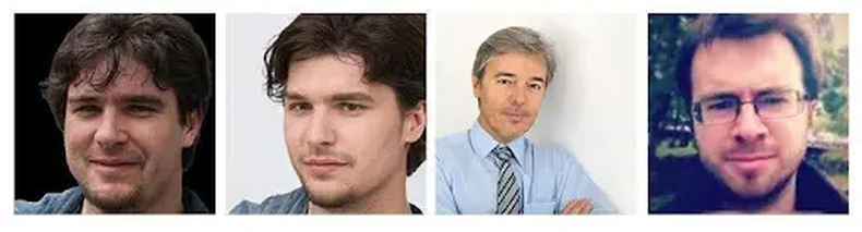 Las imagenes falsas de los supuestos periodistas que trabajaban para Rusia