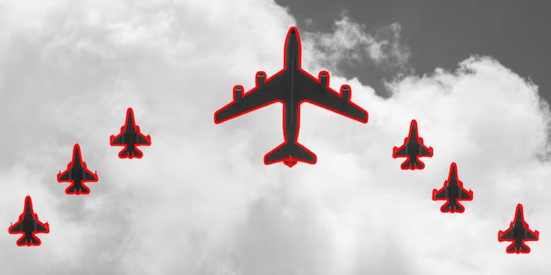 Los F-16 debutaron en el cielo de Argentina: vuelo rasante sobre Buenos Aires Los F-16 debutaron en el cielo de Argentina: vuelo rasante sobre Buenos Aires